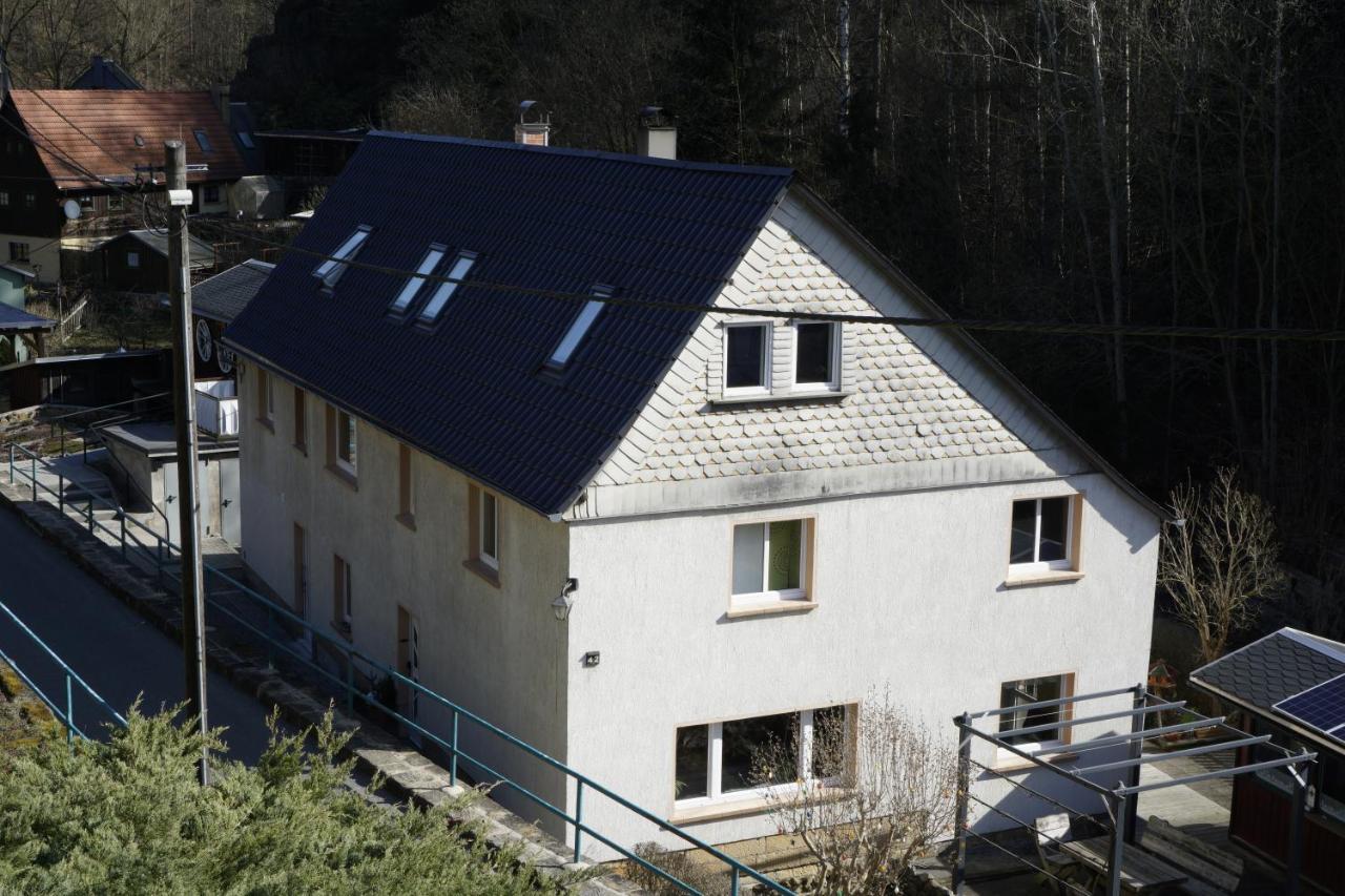 Ferienwohnung Zum Hirschgrund Schona ภายนอก รูปภาพ